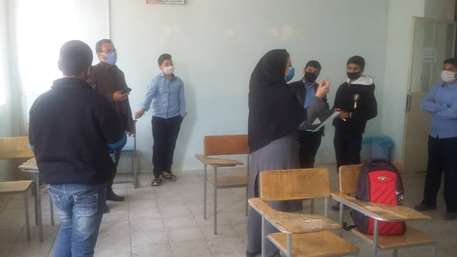  بازدید مشترک واحد های بهداشتی شبکه بهداشت و درمان شهرستان دامغان از مدارس امیریه